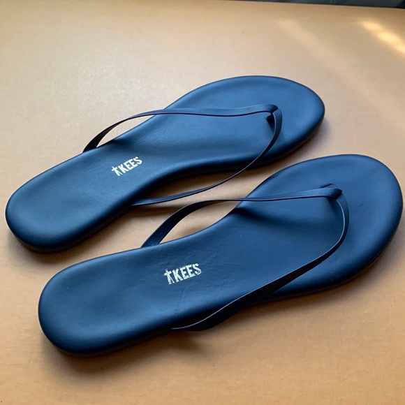 TKEES Shoes - TKEES Dark Blue Slipper US10